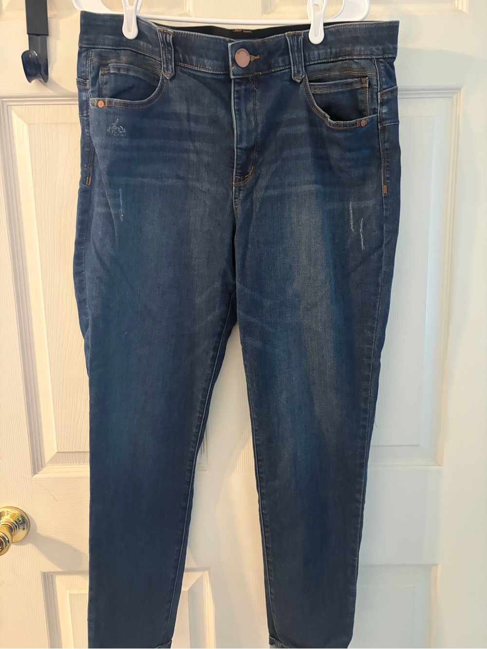 Democracy Ab Solution Skinny Jeans Size 16 Dark Wash